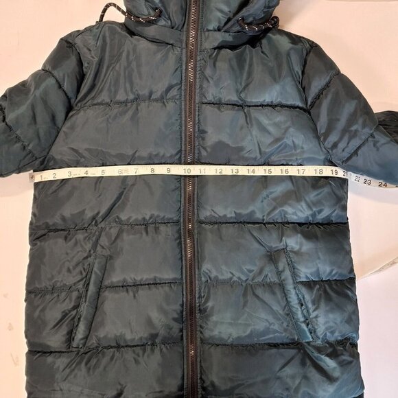 SEBBY Women's 3/4 Puffer Jacket In Bottle Green Size S NWT - Picture 10 of 12